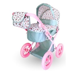 Pram Dolls - Sally Fay Olive Floral Large Pram Dolls - Sally Fay Olive Floral Large